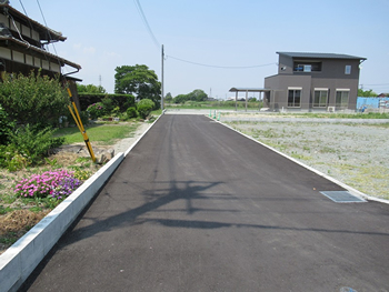 大川市向島分譲地　全景